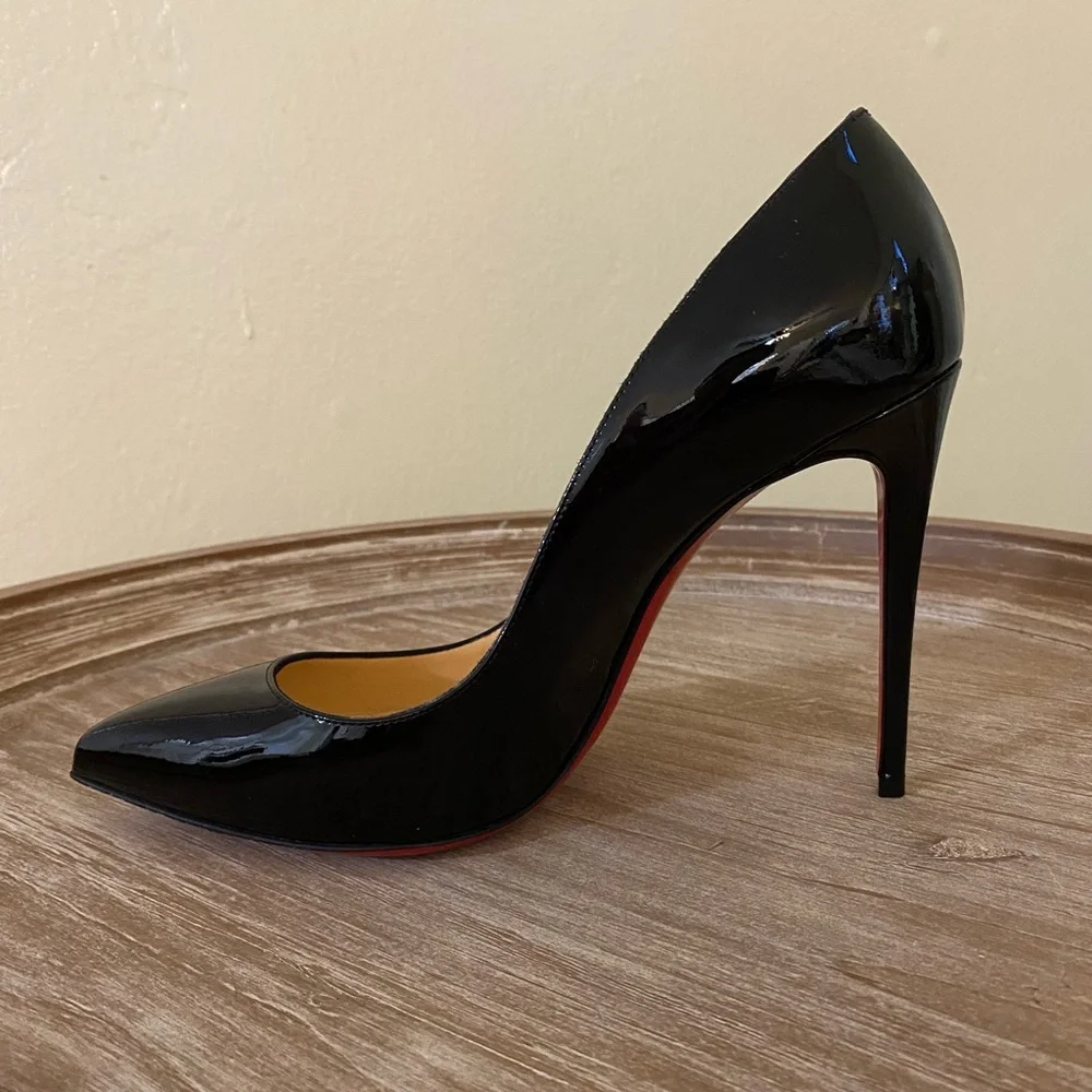Christian Louboutin Pigalle Follies 100 Patent - Pre Loved - Picture 4 of 9